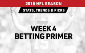 NFL Week Four Betting Odds